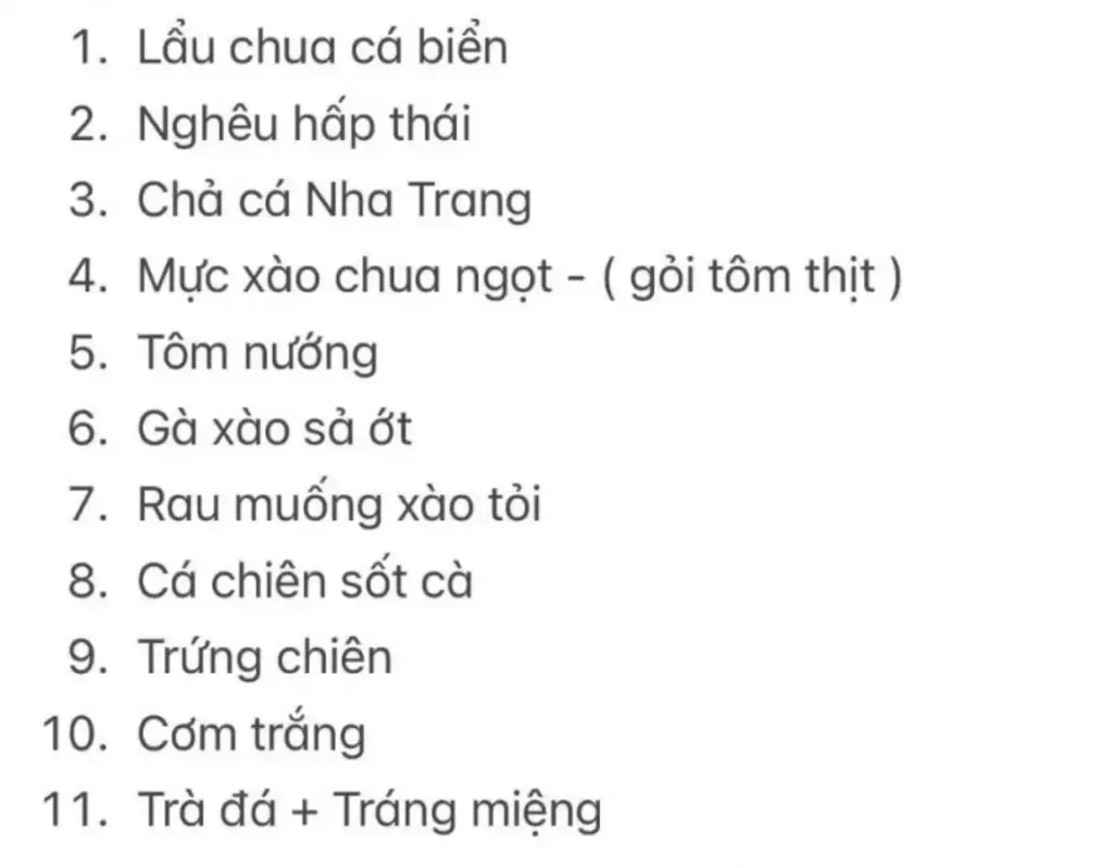 ktour-nha-trang-menu-10-mon